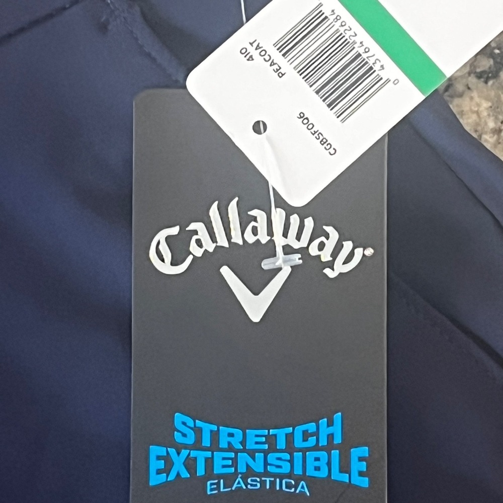 NWT Callaway Shorts Men L Peacock Pull On Zip Fly Stretch Waist Performance Golf - Picture 7 of 9